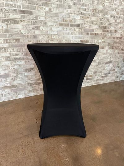 Cocktail table with black cover